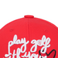 Castelbajac Women's Embroidered Point Ball Cap - Red