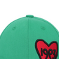 Castelbajac Women's Artwork Embroidery Point Ball Cap - Green