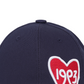 Castelbajac Women's Artwork Embroidery Point Ball Cap - Navy