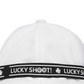 Castelbajac Women's Ribbon Point Mesh Ball Cap - White