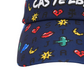 Castelbajac Women's Pixel Pattern Basic Sun Cap - Navy