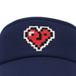 Castelbajac Women's Heart Pixel Summer Sun Cap - Navy