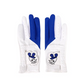 Castelbajac Men's Synthetic Leather Slogan Gloves - Blue