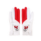 Castelbajac Women's Synthetic Leather Character Two-Handed Gloves - Red