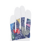 Castelbajac Women's Printed Perforated Gloves - Navy
