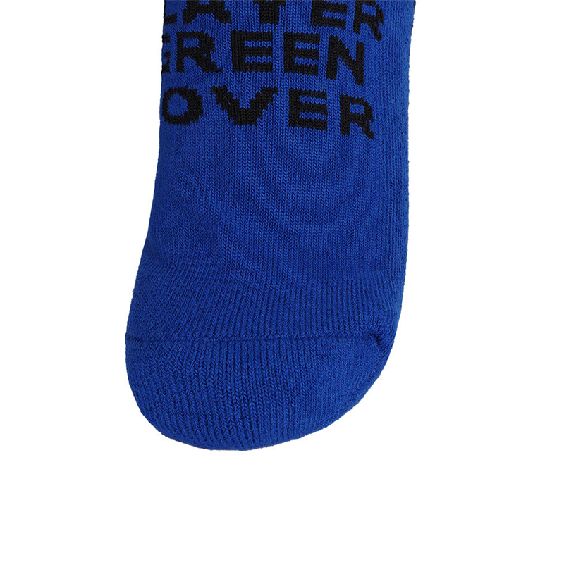 Castelbajac Men's Season Slogan Point Ankle Socks - Blue