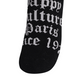 Castelbajac Men's Capsule Line Pattern Point Long Socks - Black