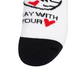 Castelbajac Women's Color Block Character Ankle Socks - Black