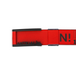 Castelbajac Men's Print Buckle Belt - Red