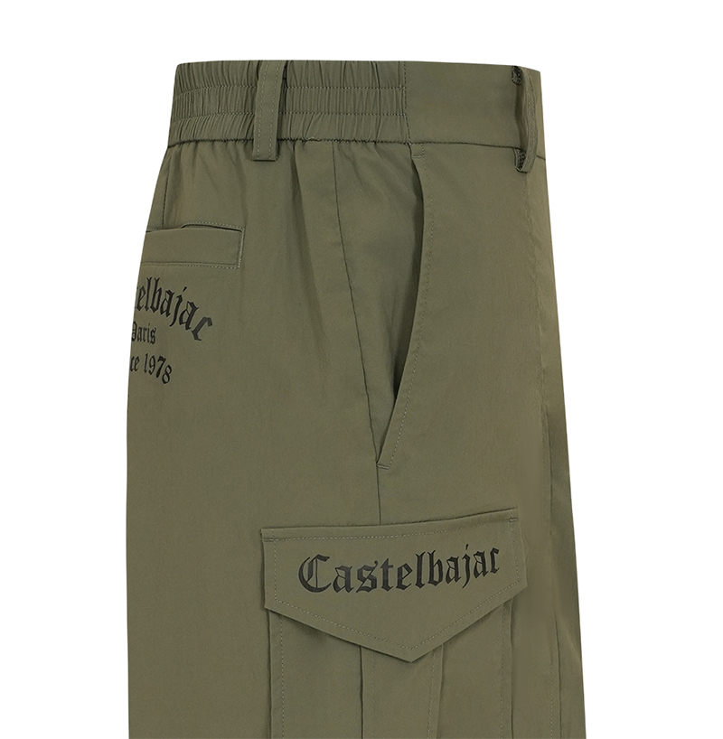 Castelbajac Men's Outpocket 5-part Capsule Line Shorts - 2 Colors