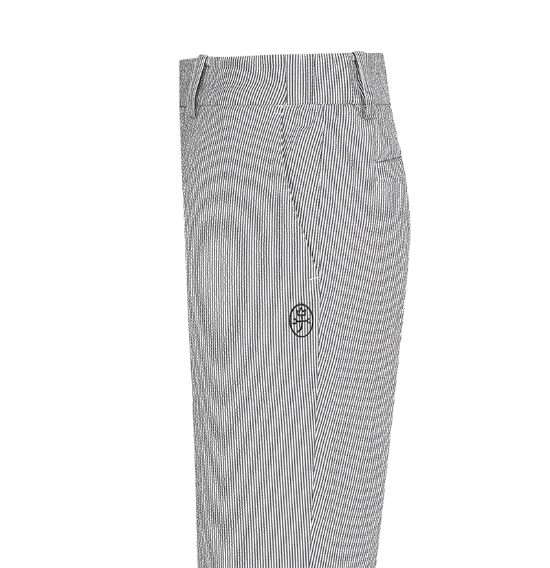 Castelbajac Men's Seersucker Pants - White