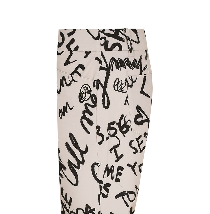 Castelbajac Women's Full-Length Letter Pants - 2 Colors