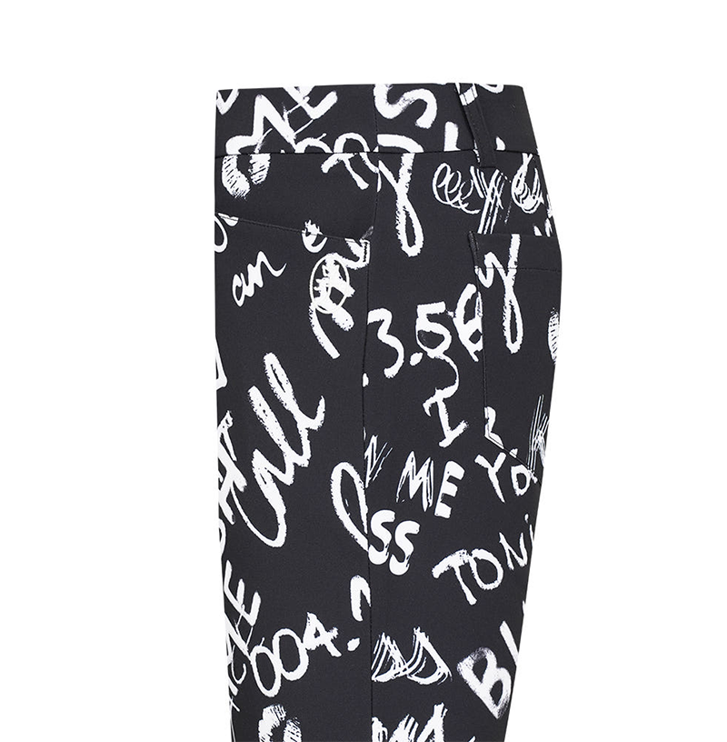 Castelbajac Women's Full-Length Letter Pants - 2 Colors