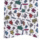 Castelbajac Men's PARIS Pattern Mesh Shirt - White