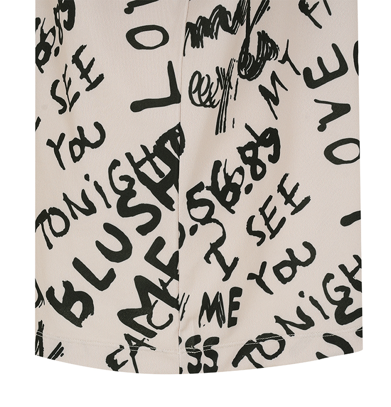 Castelbajac Men's Full-Size Drawing Lettering Polo T-Shirt - 2 Colors