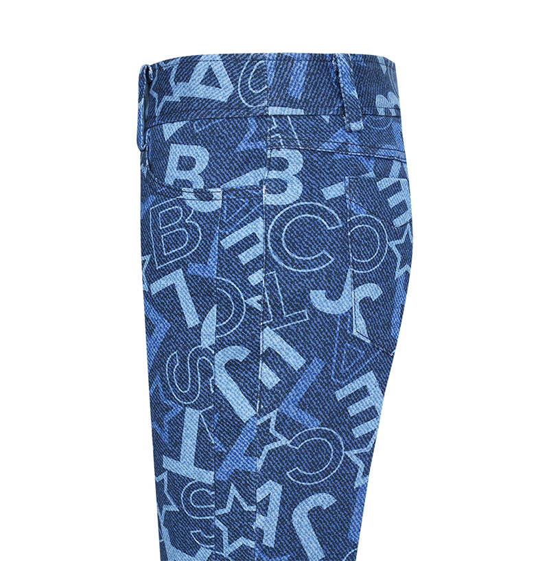 Castelbajac Women's Star Print Bootcut Pants - Navy