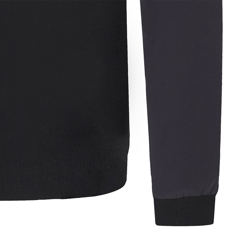 Castelbajac Men's Hooded Hybrid Half-Zip Knit - 2 Colors
