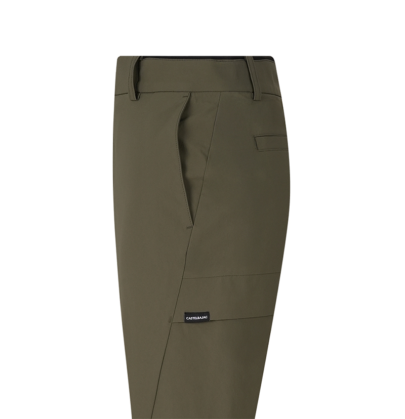 Castelbajac Men's Cargo Pocket Standard Fit Pants - Khaki
