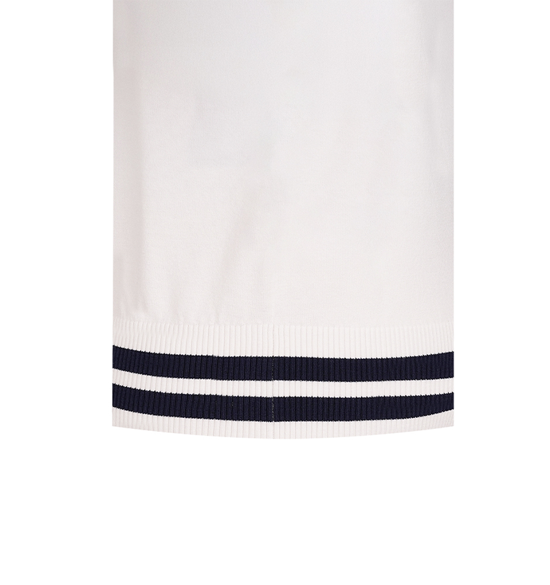 Castelbajac Women's Emblem Point Knit Vest - White