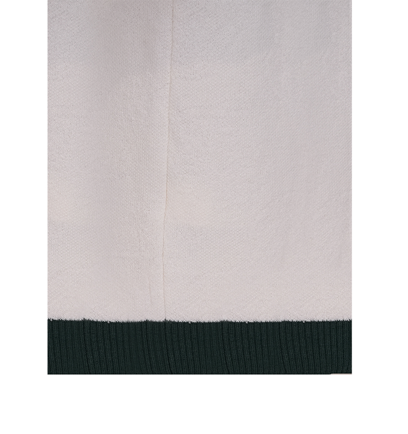 Castelbajac Women's Two-Color Jacquard Knit - White