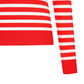 Castelbajac Women's Striped Sweater - Red