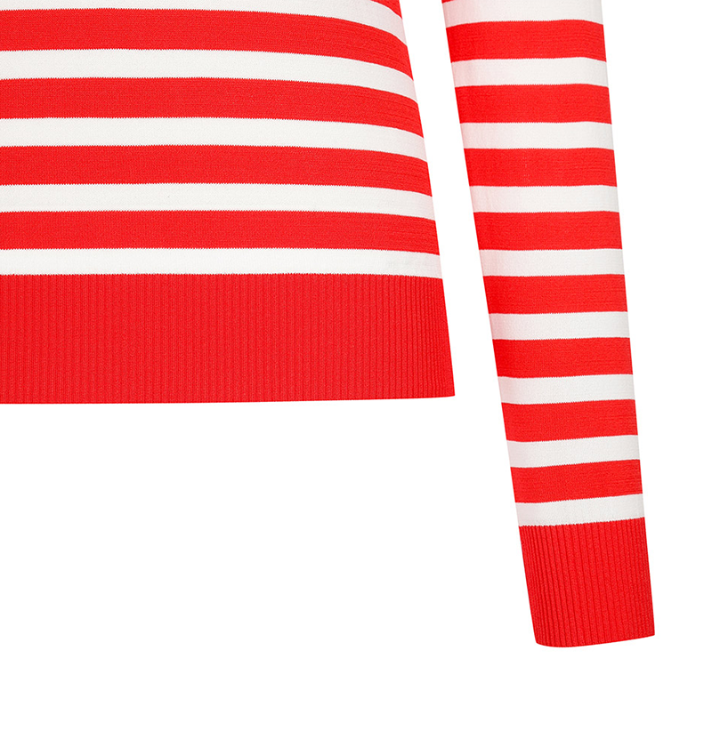Castelbajac Women's Striped Sweater - Red