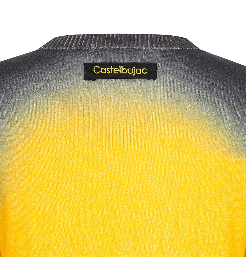 Castelbajac Women's Full-Length Lettering Sweater - Yellow