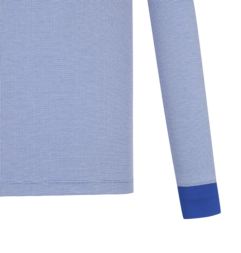 Castelbajac Men's Lettering Collar T-Shirt - Blue