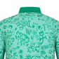 Castelbajac Men's Seasonal Pattern Long-Sleeve Collared T-Shirt - Green