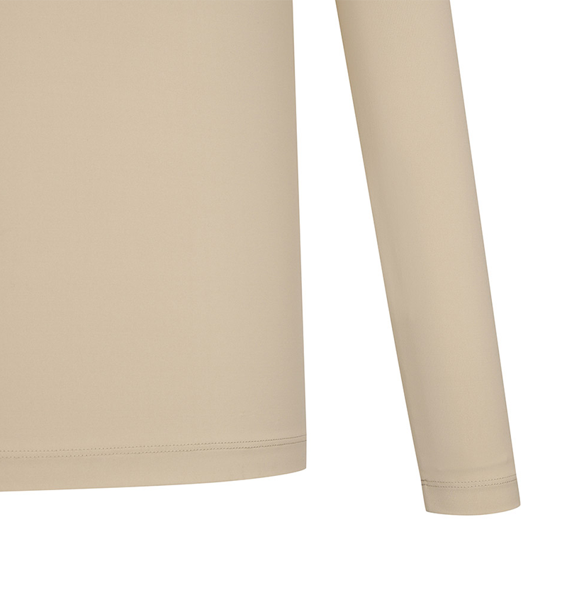 Castelbajac Men's Solid Jeri Collar T-Shirt - Beige