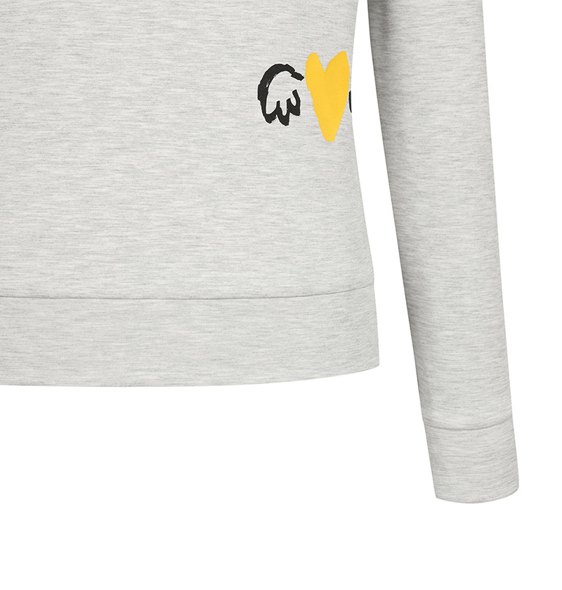 Castelbajac Women's Artwork Print Round T-Shirt - M/Grey
