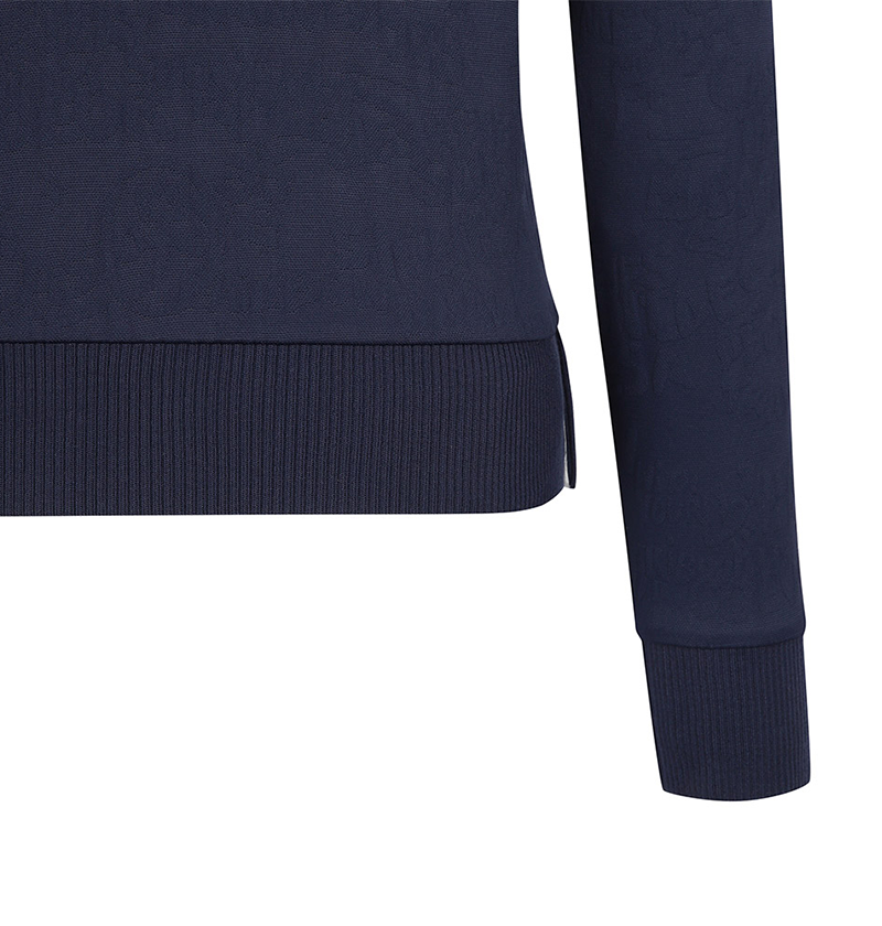 Castelbajac Women's Full-Length Jacquard T-Shirt - Navy