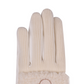 Castelbajac Women's Embroidered Fleece Gloves - Ivory