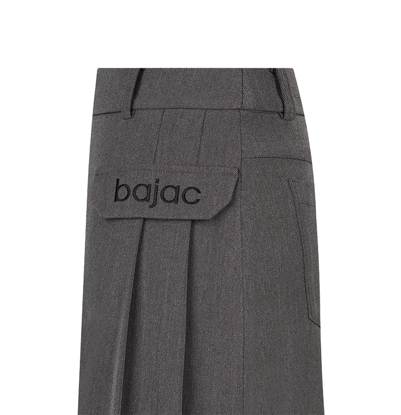 Castelbajac Women's Embroidered Logo Point Pintuck Shorts - Grey