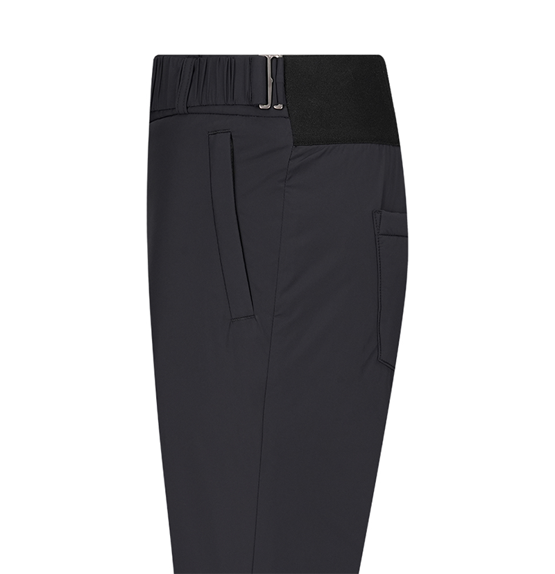 Castelbajac Women's Logo Band Padded Bootcut Pants - Black