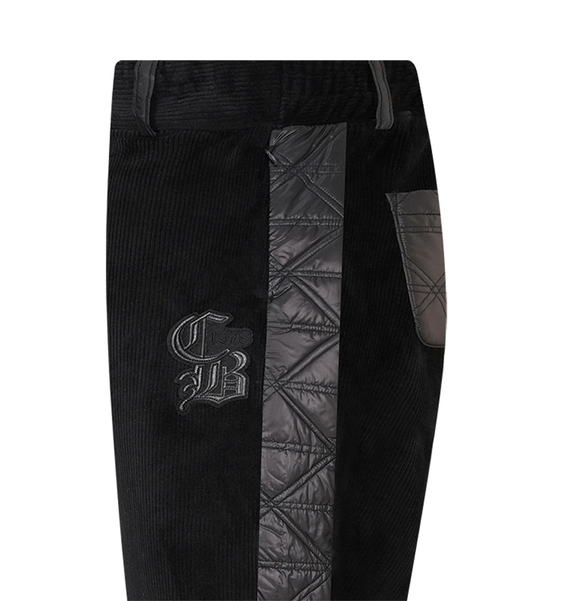 Castelbajac Women's Black Line Side Padded Fleece Jogger Pants - Black