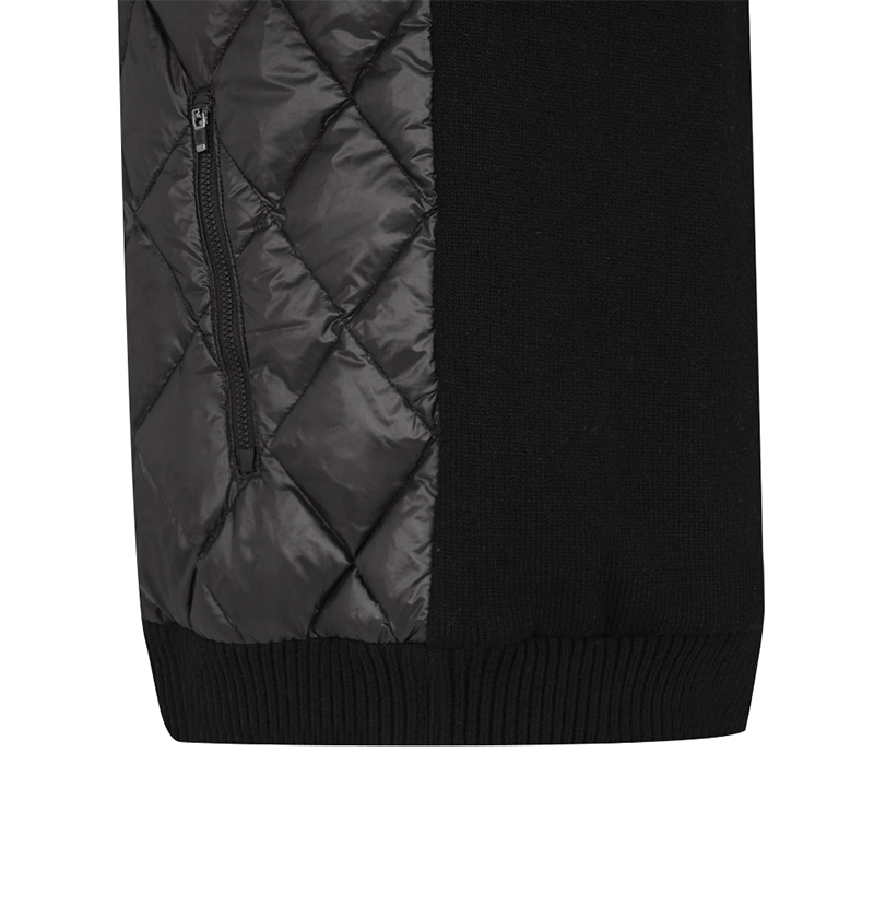 Castelbajac Men's Hybrid Duck Down Quilted Jumper - Black