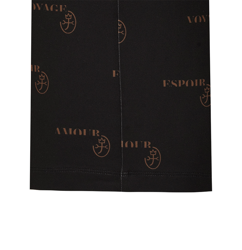 Castelbajac Men's Pattern Print Collared T-Shirt - Black