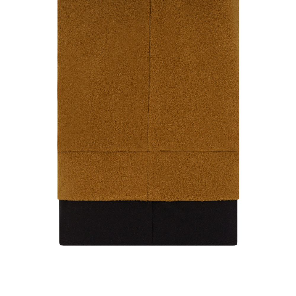 Castelbajac Women's Layered Boucle Half-Length T-Shirt - Brown