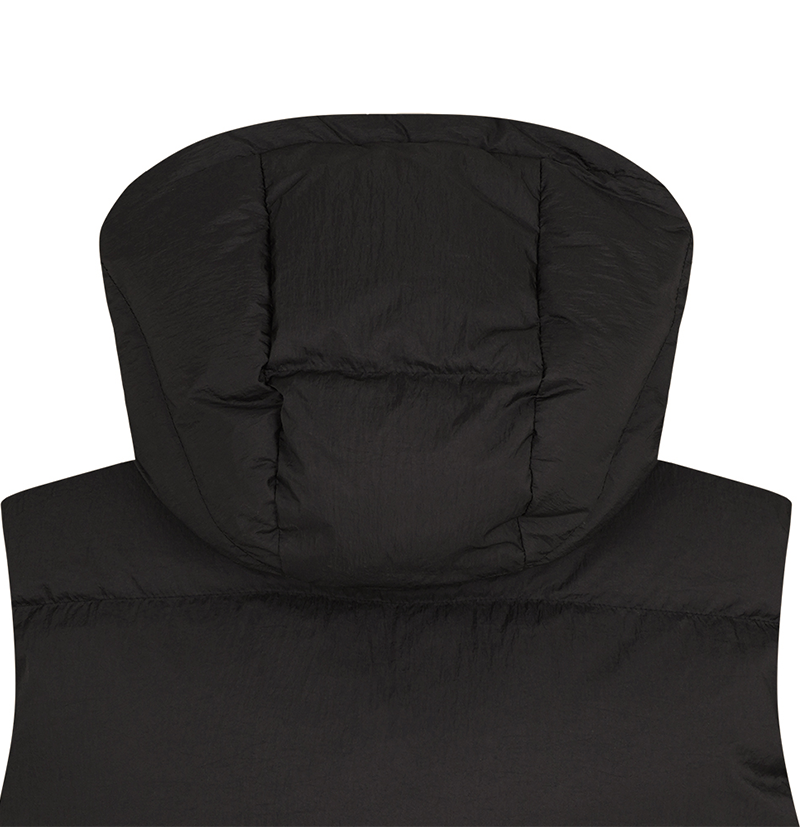 Castelbajac Men's Detachable Hooded Duck Down Vest - Black