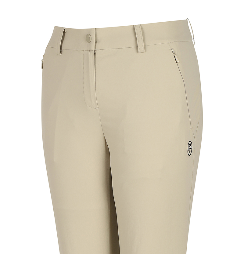 Castelbajac Women's Cut-out Pocket Logo Embroidery Pants - 2 Colors
