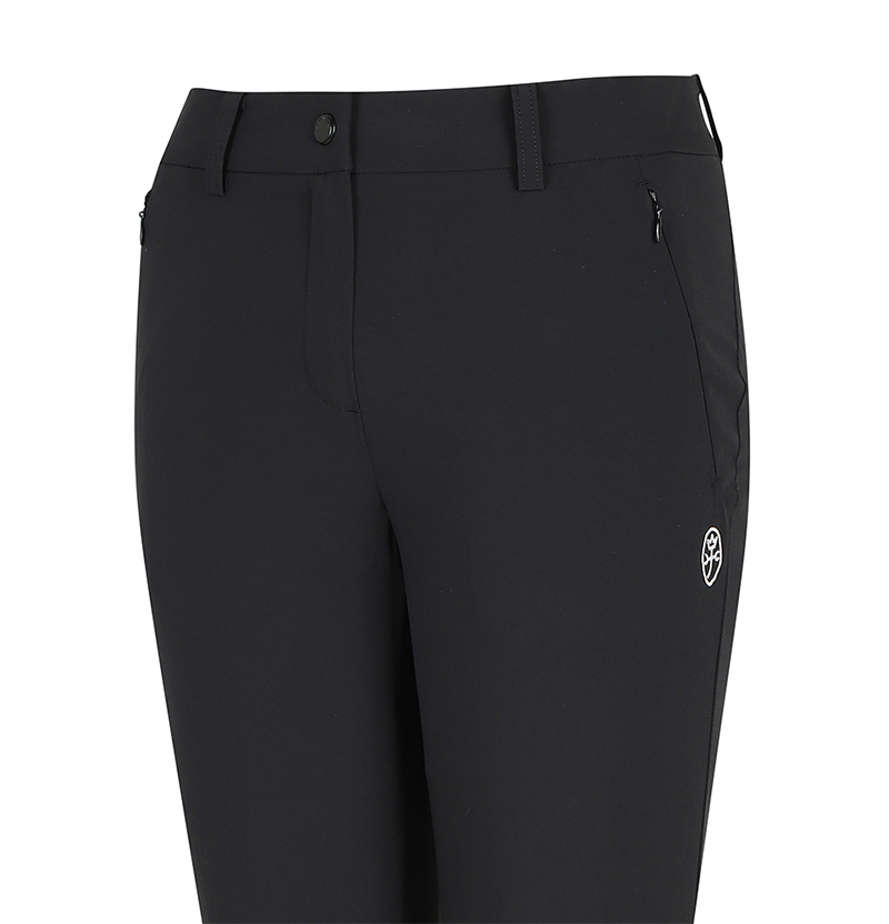 Castelbajac Women's Cut-out Pocket Logo Embroidery Pants - 2 Colors