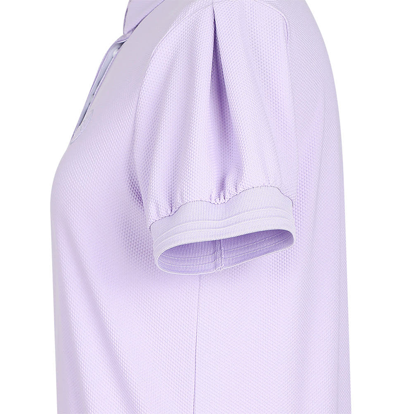 Castelbajac Women's Textured Ribbed Collar Short Sleeve T-shirt - 2 Color