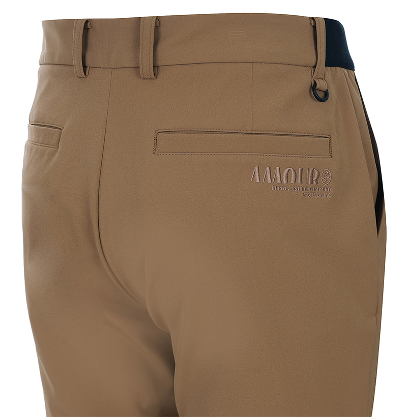 Castelbajac Men's Side Band Standard Pants - Brown