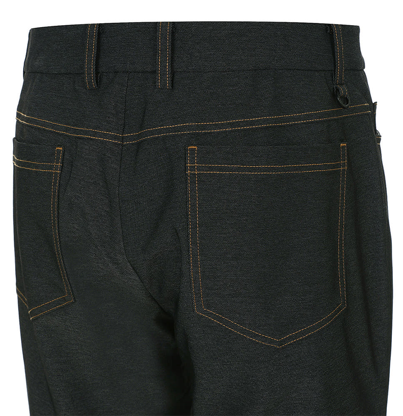 Castelbajac Men's Denim-like Pants - Black