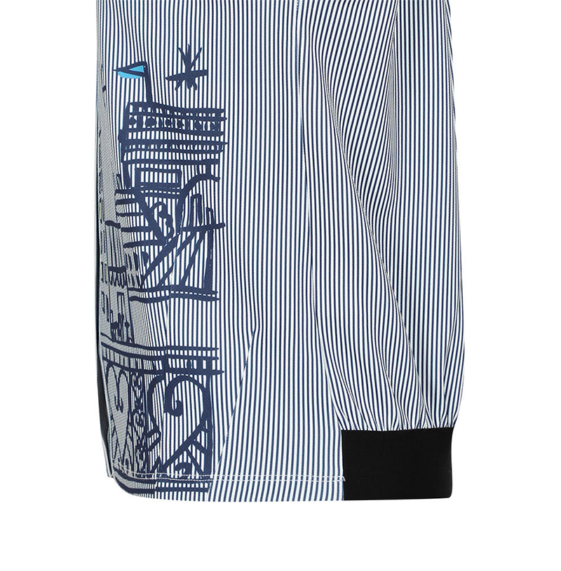 Castelbajac Women's Striped Artwork Shirt - 2 Colors