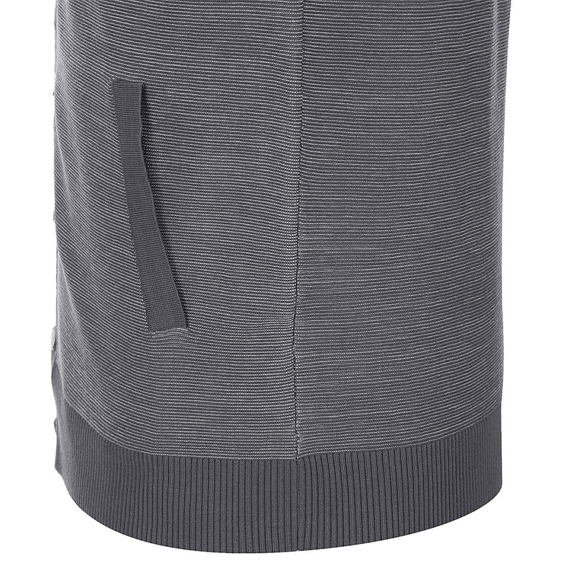 Castelbajac Men's Logo Jacquard Knit Cardigan - D/Grey