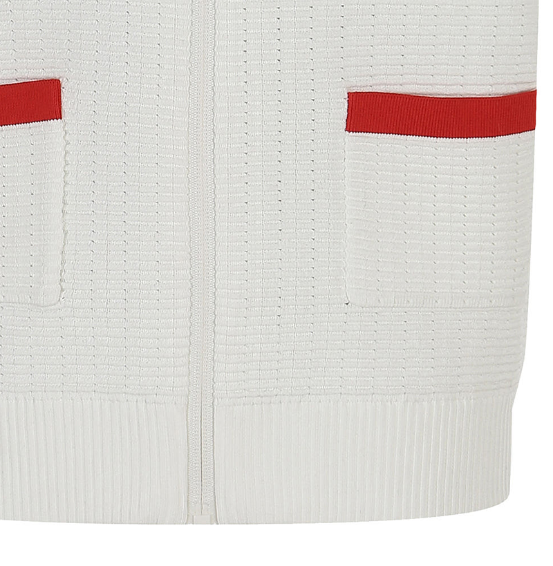 Castelbajac Women's Color Block Artwork Zip-up Knit Cardigan - 2 Colors