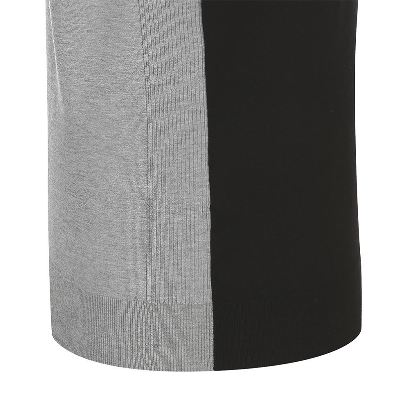 Castelbajac Men's Reverse Color Block Collar Knit - 2 Colors