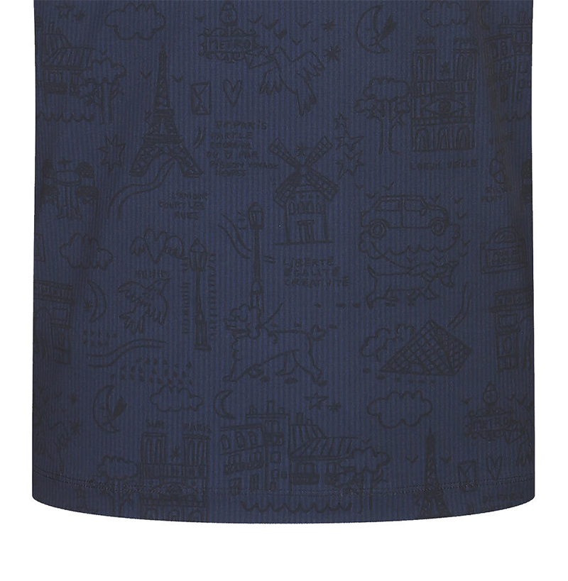 Castelbajac Men's Printed Collared T-shirt - 2 Colors